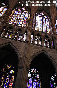 Vidrieras g�ticas de la Catedral